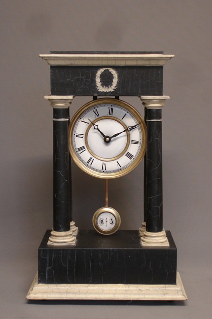Decorative Vintage Doric column clock.-empel-collections-craquel clock Pendule _main_636065298662491862.JPG